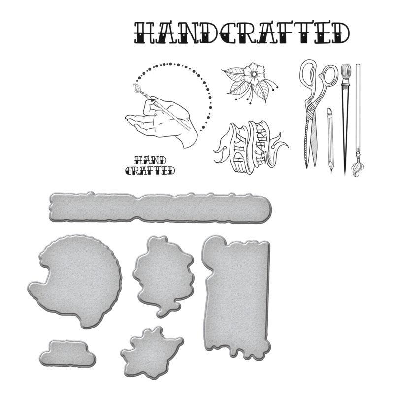 Spellbinders Stamp & Die Set - Handcrafted