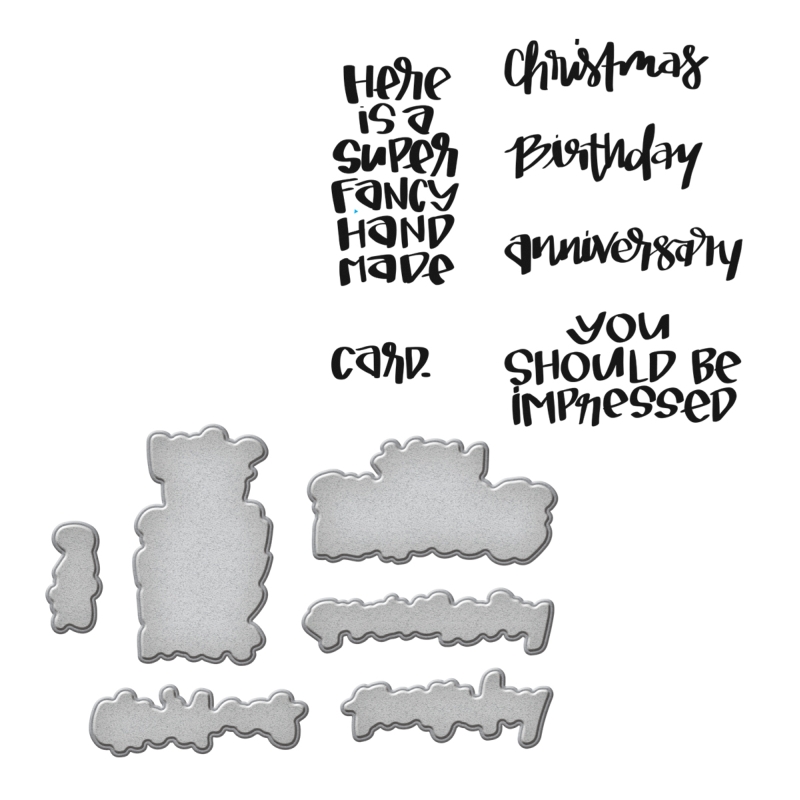 Spellbinders Stamp & Die Set - Fancy