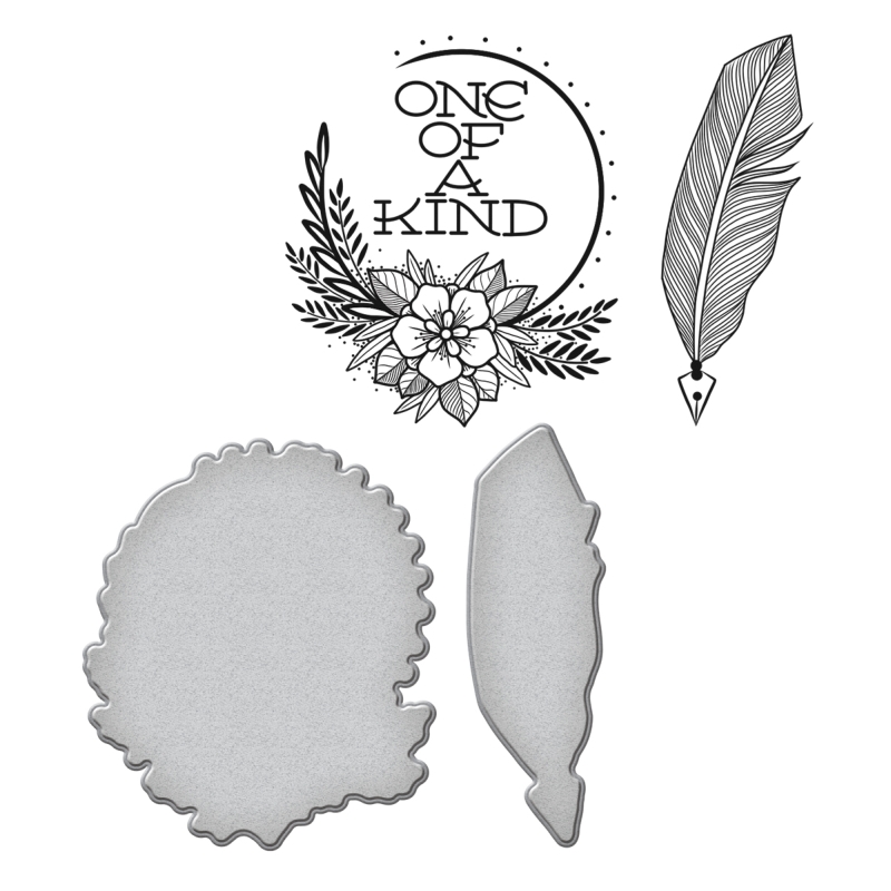 Spellbinders Stamp & Die Set - One of a Kind