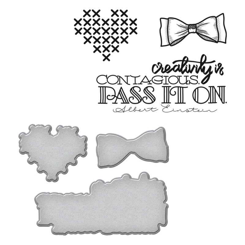 Spellbinders Stamp & Die Set - Creativity 