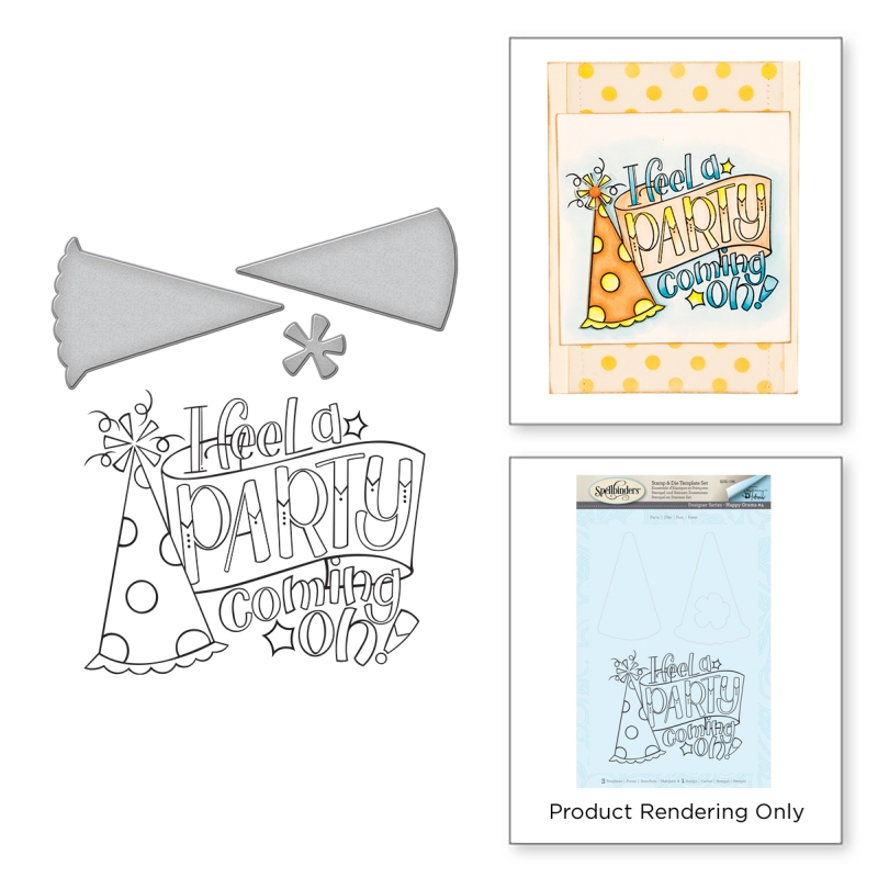 Spellbinders Stamp & Die Set - Party