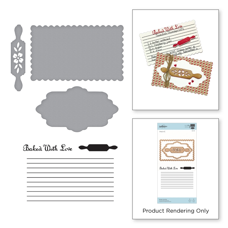Spellbinders Stamp & Die Set - Recipe Card