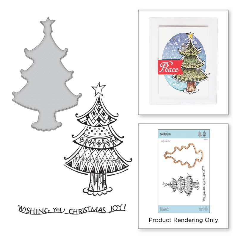 Spellbinders Stamp & Die Set - Christmas Joy