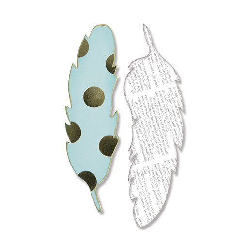 Spellbinders Contour Steel Rule Die – Two Feathers