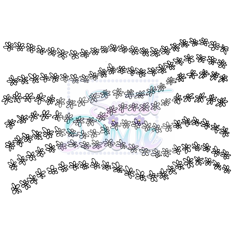 Sweet Dixie Daisy Chain Background by Lindsay Mason