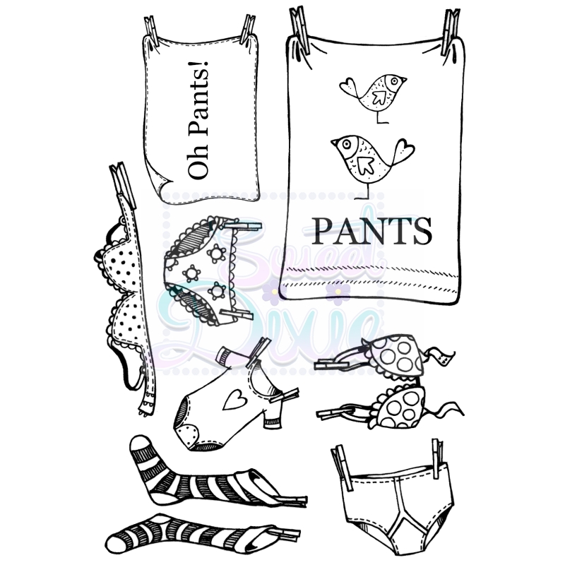 Sweet Dixie Washing Line A6