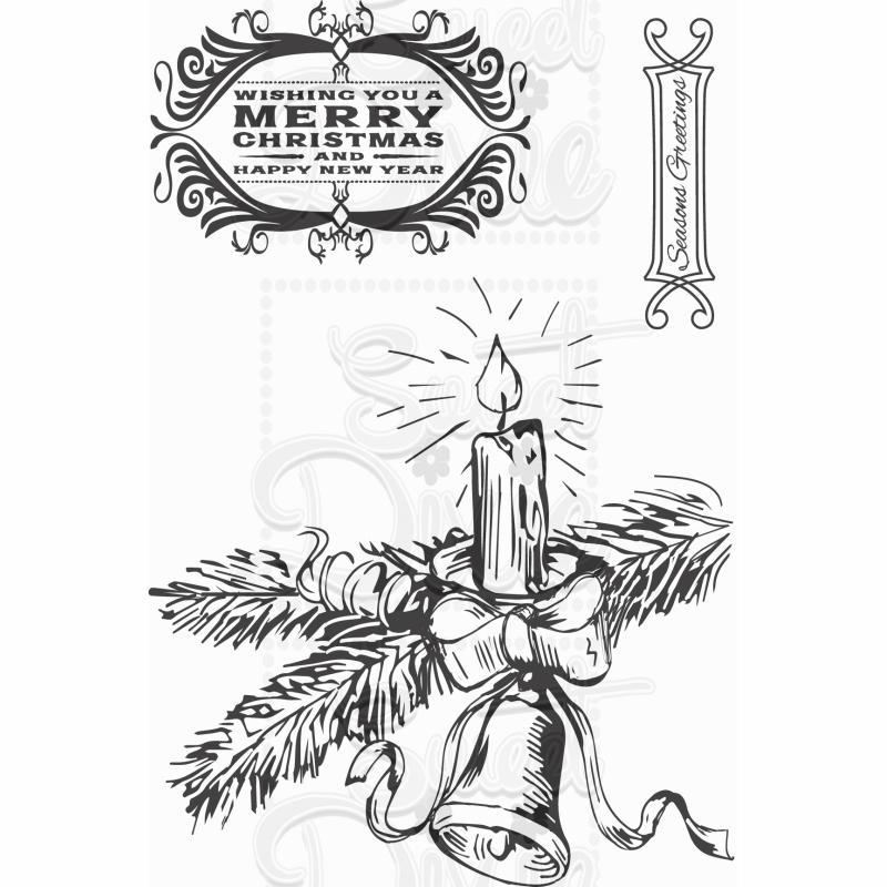 Sweet Dixie Christmas Bough stamp set