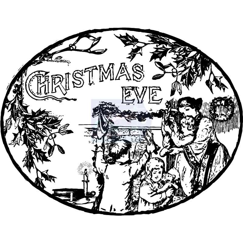 Sweet Dixie Christmas Eve Stamp by Sharon Callis