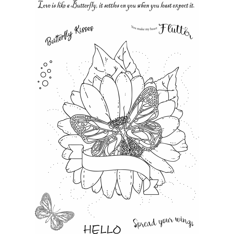 Sweet Dixie Butterfly Kisses Tattoo Romance Collection