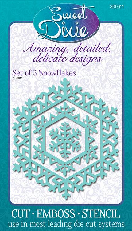 Sweet Dixie Snowflakes Nesting die set