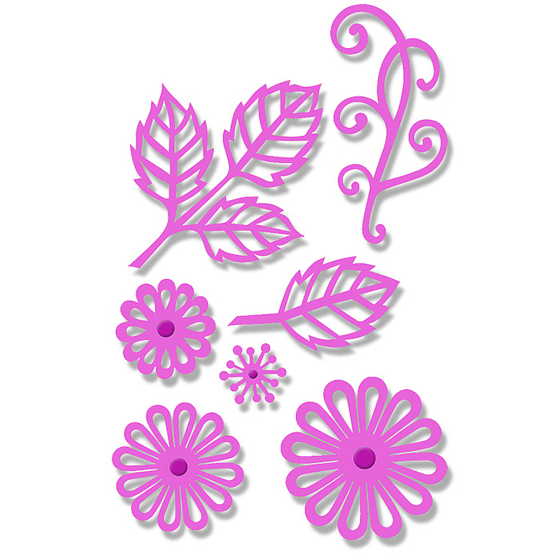 Sweet Dixie Daisy Flowers die set