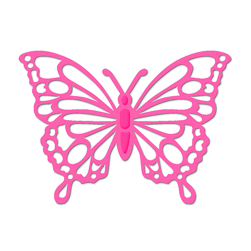 Sweet Dixie Butterfly die set