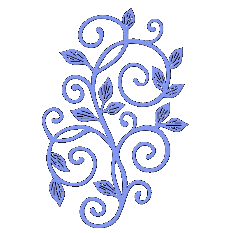 Sweet Dixie Leafy Scroll 2 die set