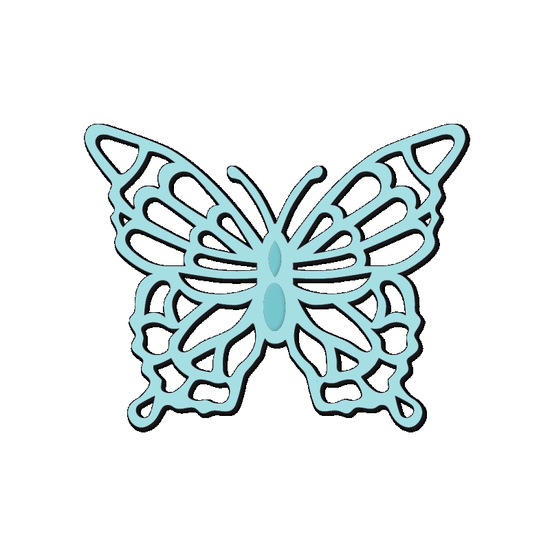 Sweet Dixie Delicate Butterfly die set