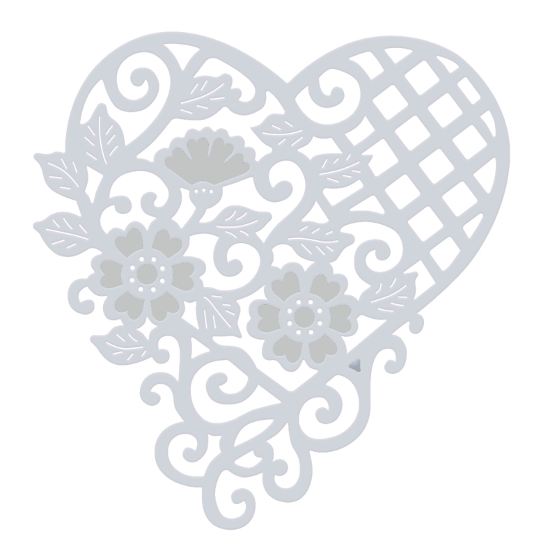 Sweet Dixie Flower Heart die set