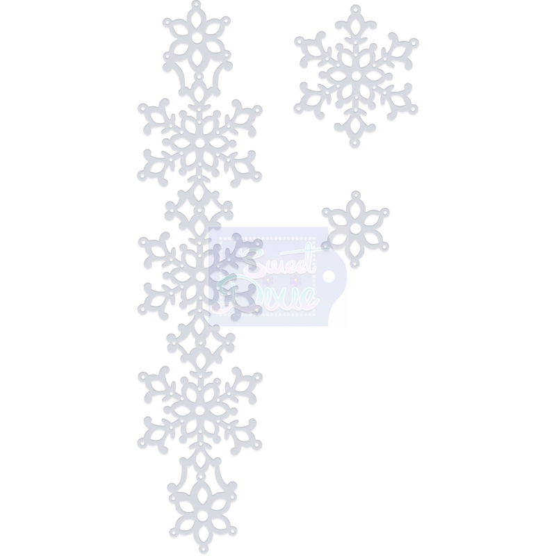 Sweet Dixie Snowflake Border Sdie set