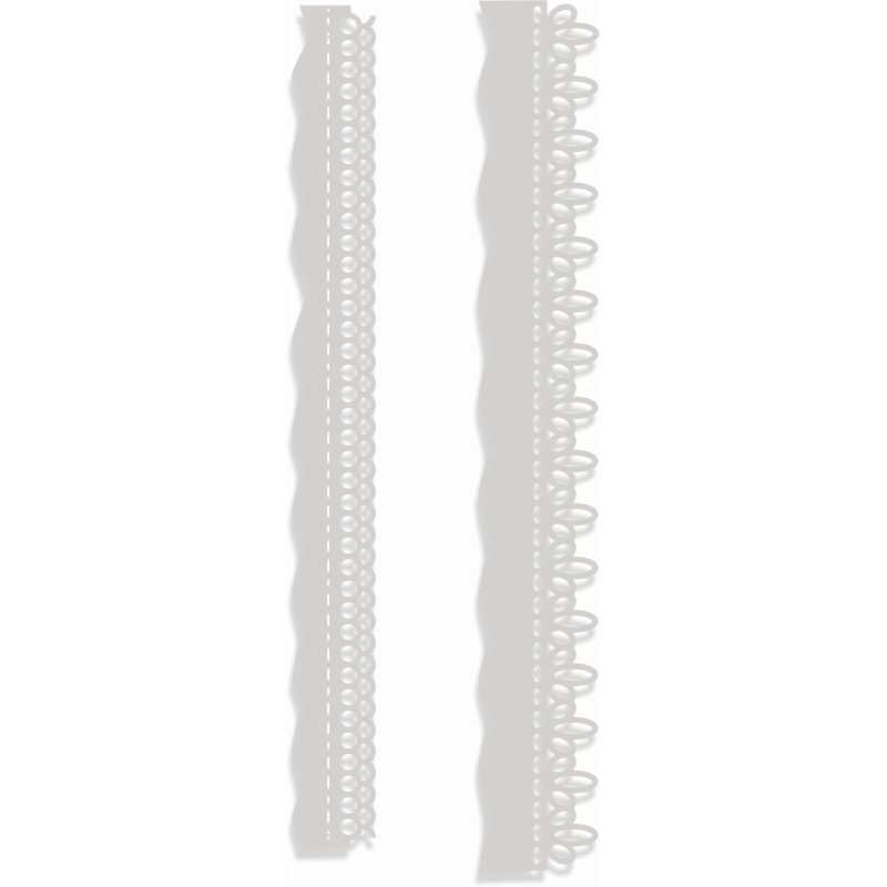 Sweet Dixie Dainty Frills Borders die set