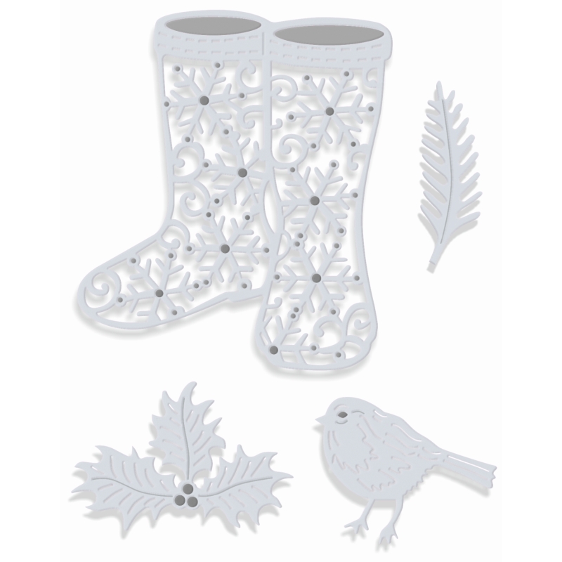 Sweet Dixie Boots & Robin die set
