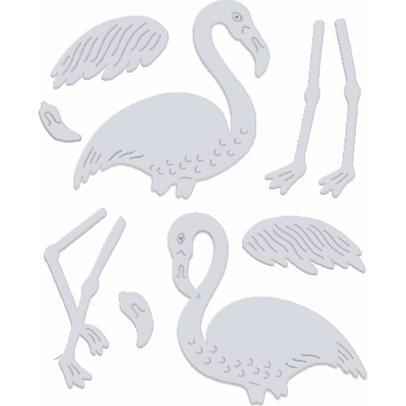 Sweet Dixie Flamingos die set