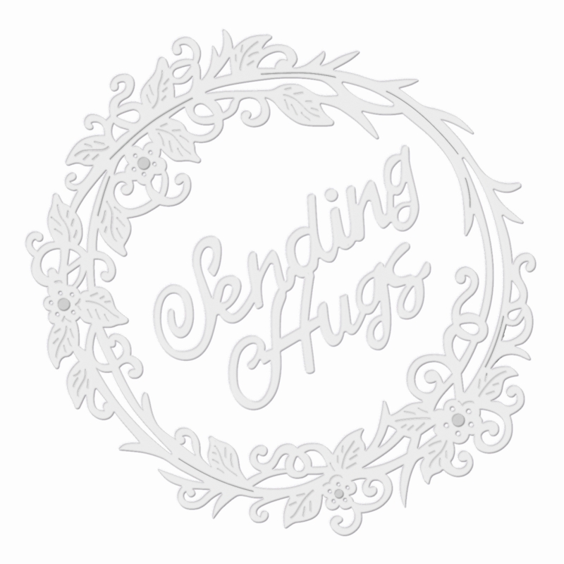 Sweet Dixie Decorative Rustic Wreath die set