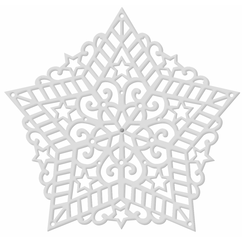 Sweet Dixie Filigree Star die set