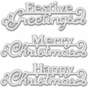 Sweet Dixie Festive Greetings Sentiment die set