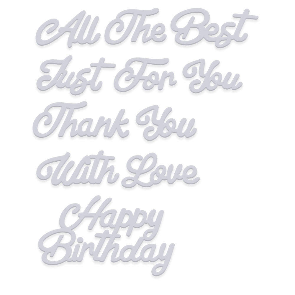 Sweet Dixie Sentiments Set 2 die set