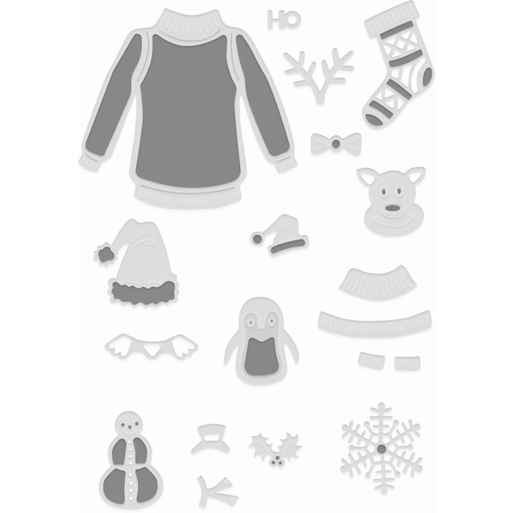 Sweet Dixie Christmas Jumper 2 die set