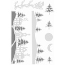 Sweet Dixie Snowy Christmas Village die set