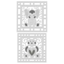 Sweet Dixie Elephant & Teddy Applique Patchwork die set
