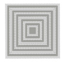 Sweet Dixie Scallop Edge Stitched Mats Nesting die set