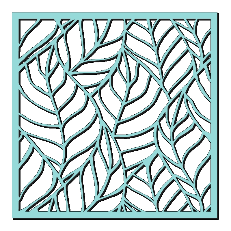 Sweet Dixie Skeleton Leaves Petal Burst stencil