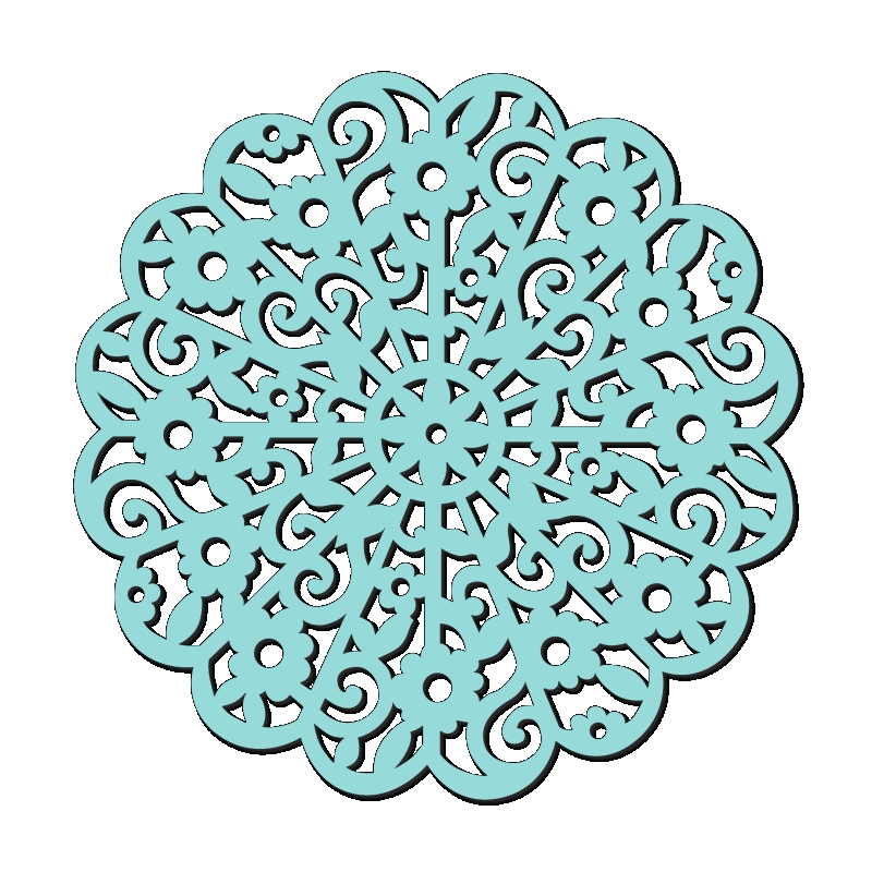 Sweet Dixie Flower Burst Stencil