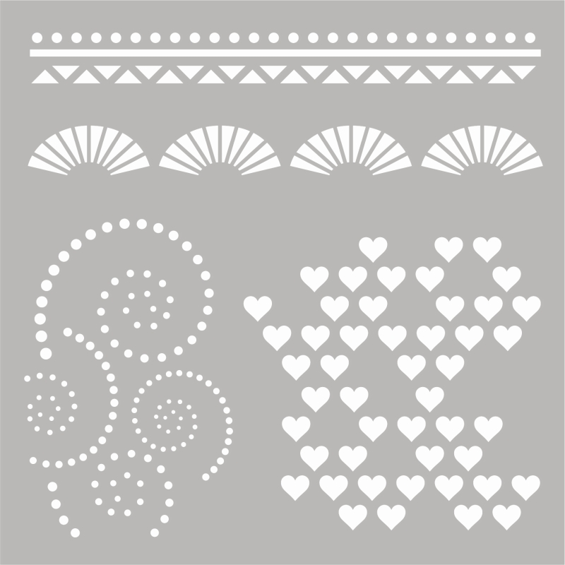 Sweet Dixie Glamour Stencil