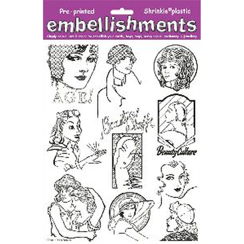 Shrink Art - 1930's Beauty Cult (A4 White)