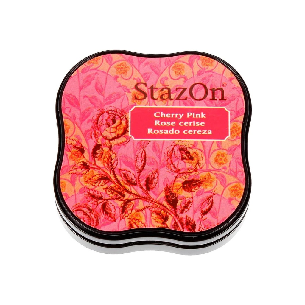 StazOn Midi Cherry Pink Ink Pad