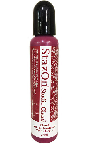 StazOn Studio Glaze Claret Ink