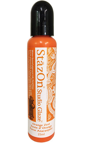 StazOn Studio Glaze Orange Zest Ink