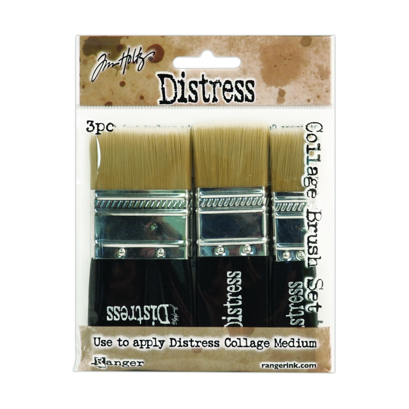 Tim Holtz - Distress Collage Brush (3 Pack)