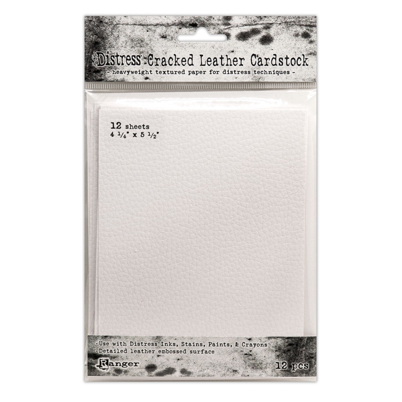 Tim Holtz - Distress Cracked Leather Card (4.25"x5.5")