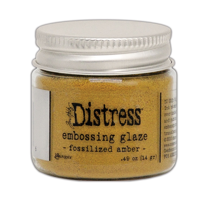 Tim Holtz - Distress Embossing Glaze - Fossilized Amber