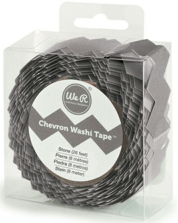 Chevron Washi Tape - Stone