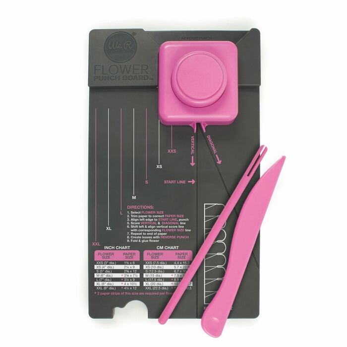 We R Memory Keepers Flower Punch Board