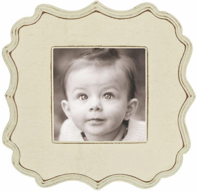 We R Memory Keepers - Wood Frame (Cream) 7.5"x7.5"
