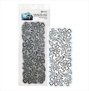 Simon Hurley - Slimline Stamp - Bold Blossoms