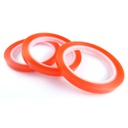 Sweet Dixie Red Liner Tape - 9mm x 10 Metre - 3 Rolls 