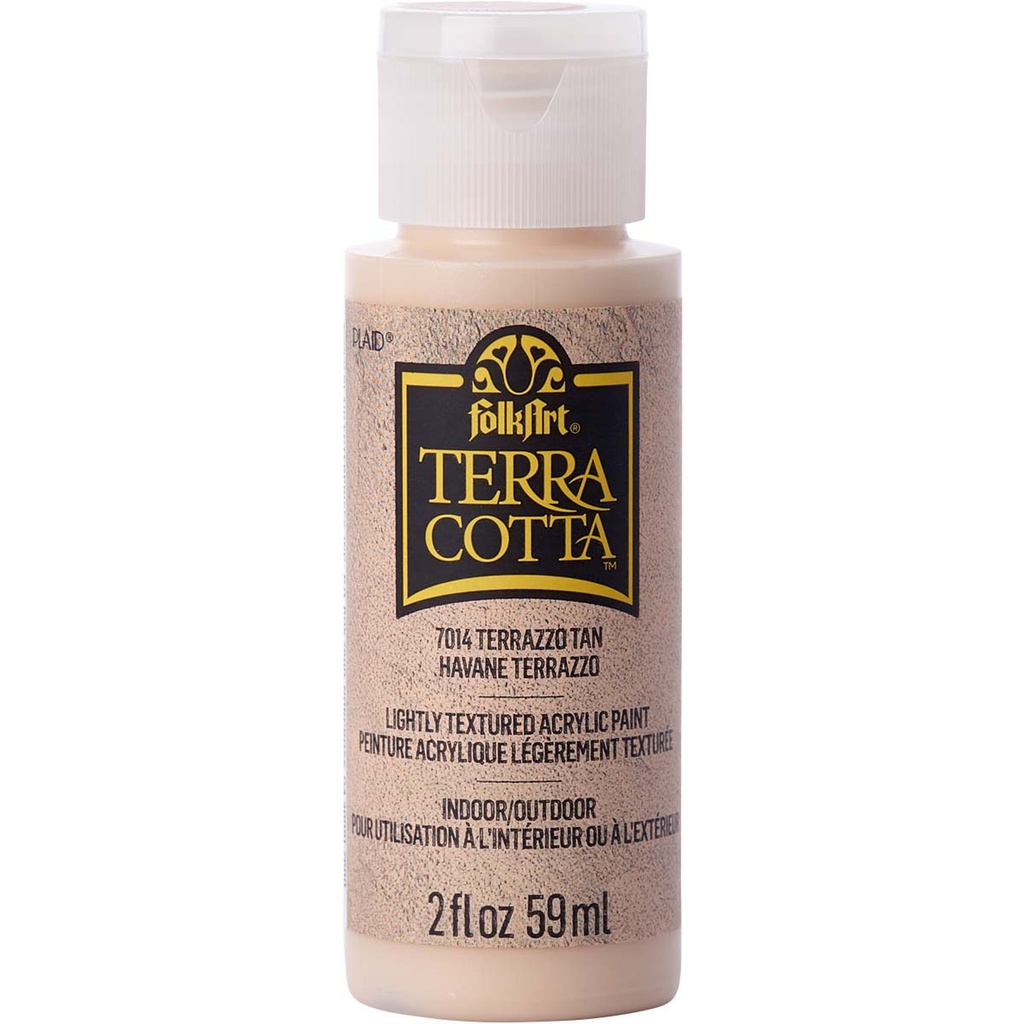 FolkArt TerraCotta Textured Paint - Terrazzo Sand (2oz)