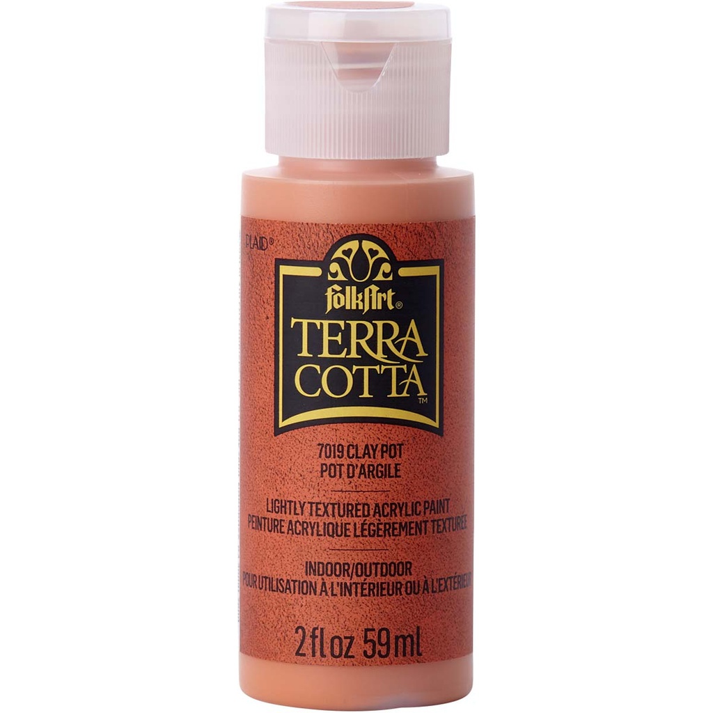 FolkArt TerraCotta Textured Paint - Clay Pot (2oz)