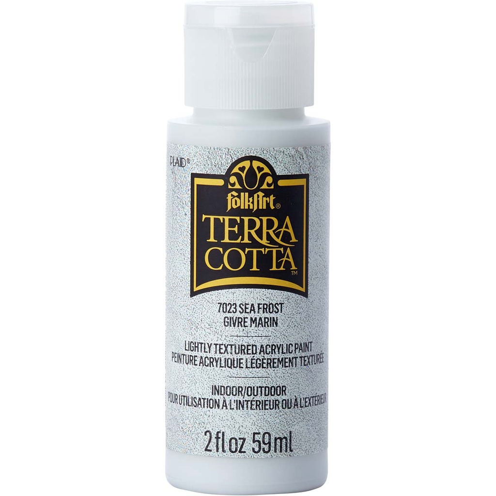 FolkArt TerraCotta Textured Paint - Sea Frost (2oz)