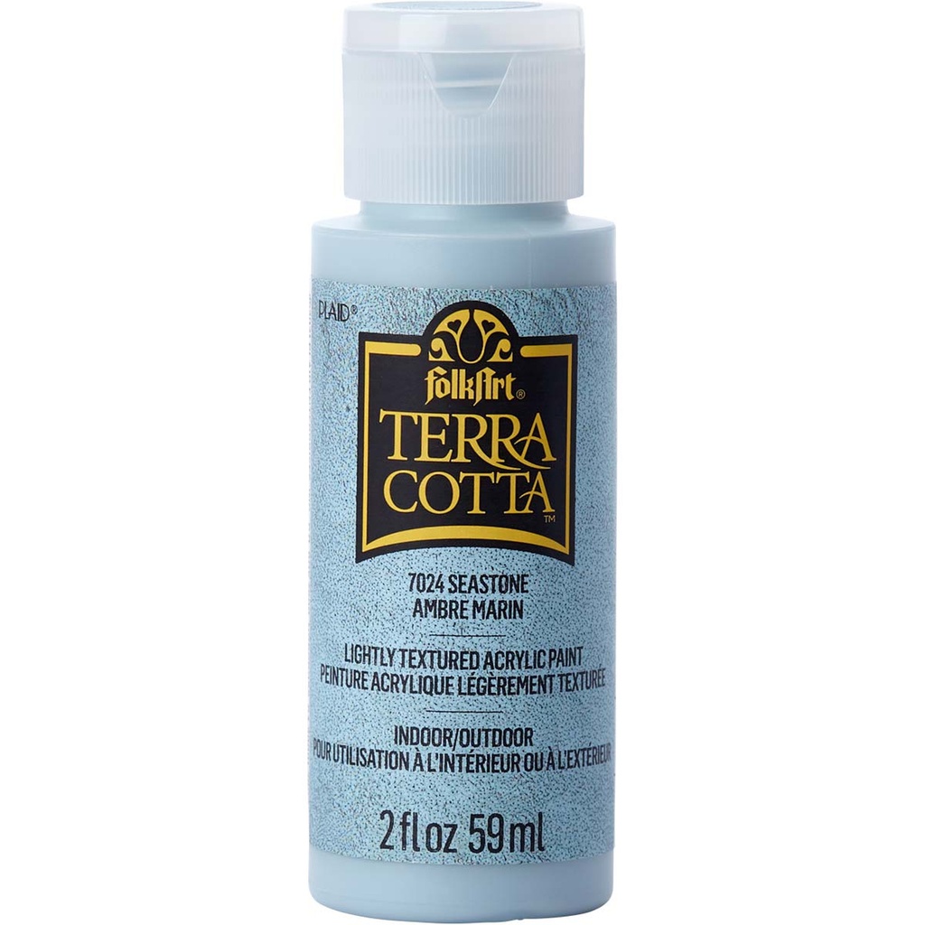 FolkArt TerraCotta Textured Paint - Sea Stone (2oz)